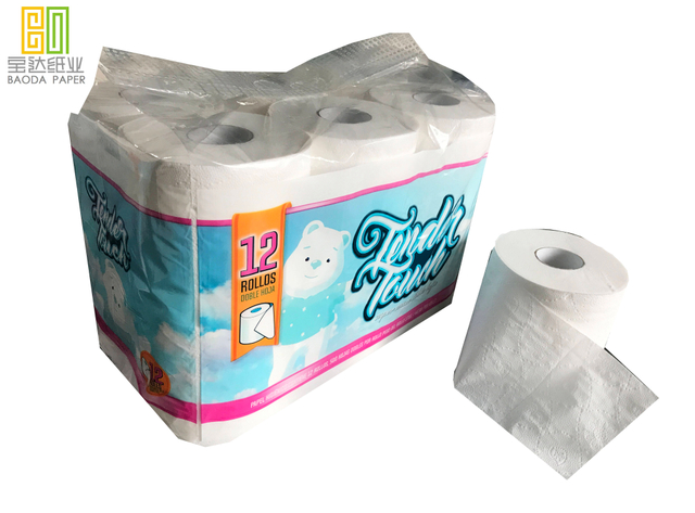 Jualan Markdown Kualiti Terbaik Membeli Panik kertas tandas bahan mentah kertas tandas lembut 12pk kertas tandas buluh gulungan kertas tandas