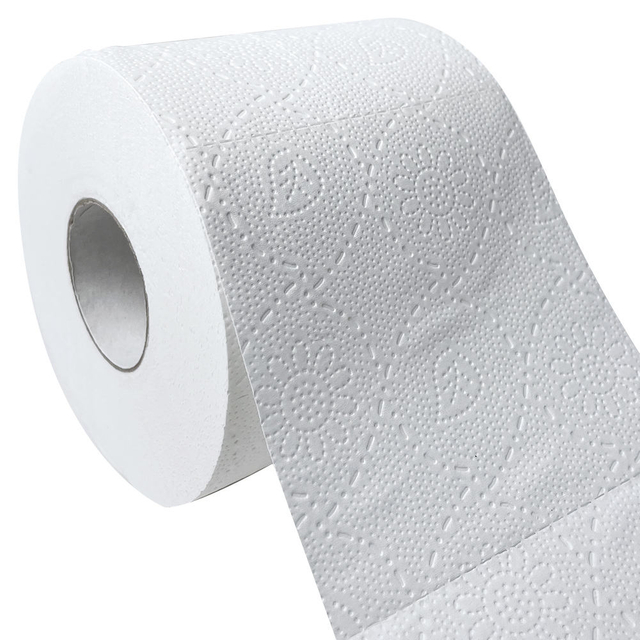 Tisu tandas Ultra Lembut dan Selesa gulung kertas tandas buluh 2 Lapis 100% Pulpa Kayu Dara dari China Standard Roll TERAS