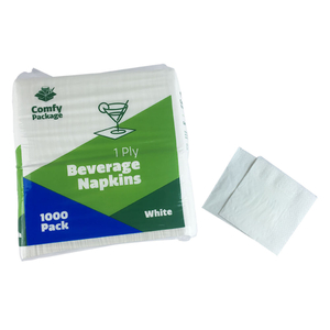 Nama Jenama Table Napkin Sanitary Paper Napkins & Serviettes Cocktail Napkins WHITE with Negative Ion Philippines Bag
